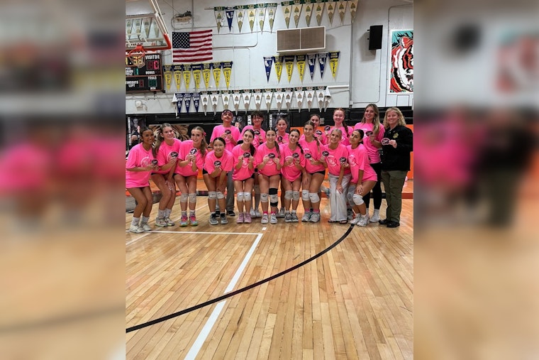 Roseville Rallies for Breast Cancer with "Dig Pink" Volleyball Game and Pink Patch Sales
