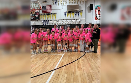 Roseville Rallies for Breast Cancer with "Dig Pink" Volleyball Game and Pink Patch Sales