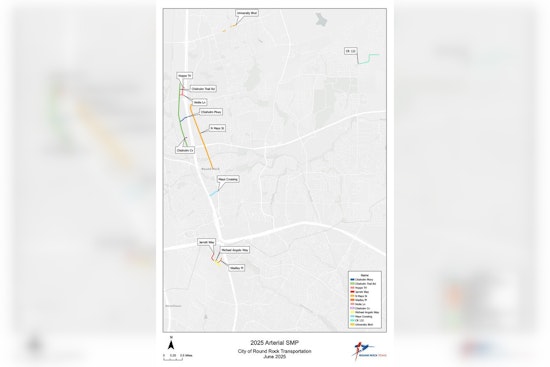 Round Rock City Council Approves $2.9 Million for Arterial Street Maintenance Project