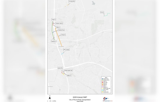 Round Rock City Council Approves $2.9 Million for Arterial Street Maintenance Project