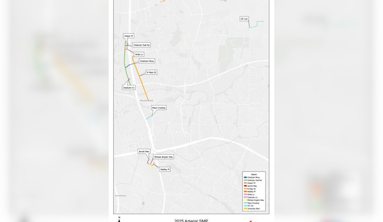 Round Rock City Council Approves $2.9 Million for Arterial Street Maintenance Project
