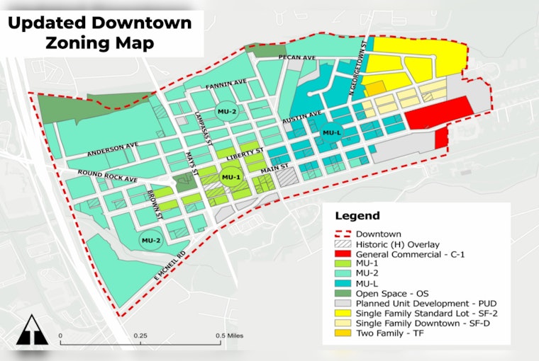 Round Rock City Council Approves Major Zoning Overhaul to Reshape Downtown Area