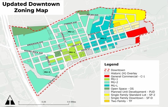 Round Rock City Council Approves Major Zoning Overhaul to Reshape Downtown Area