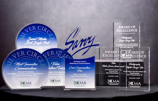 Round Rock Excels in National Communications Awards, Securing Seven Honors at 3CMA Conference