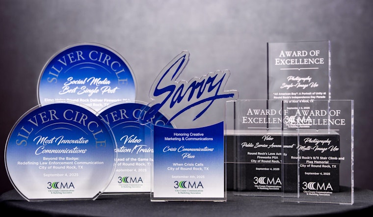 Round Rock Excels in National Communications Awards, Securing Seven Honors at 3CMA Conference