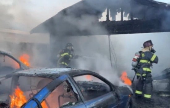 Sacramento Firefighters Extinguish Intense Garage Blaze, Prevent Spread to Home on Delagua Way