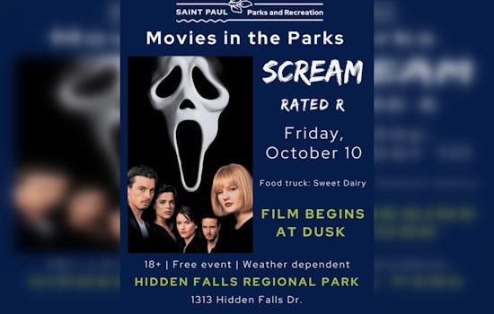 Saint Paul Parks and Recreation to Host 'Scream' Outdoor Movie Night at Hidden Falls Regional Park