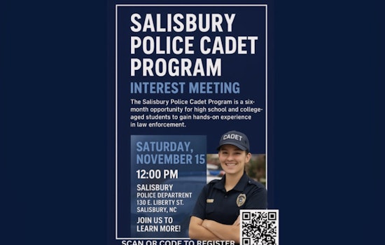 Salisbury Police Department Invites Youth to Explore Law Enforcement Careers at Cadet Program Meeting