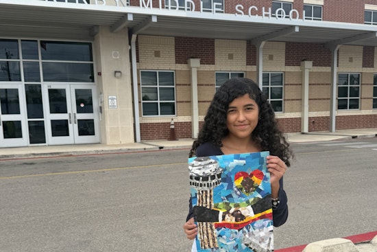 San Antonio Student Angelina Paez Wins Top Honors in MLK Youth Art Contest with Unifying Collage