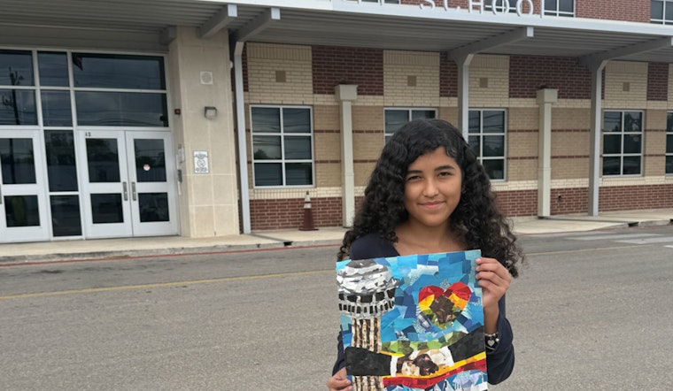 San Antonio Student Angelina Paez Wins Top Honors in MLK Youth Art Contest with Unifying Collage
