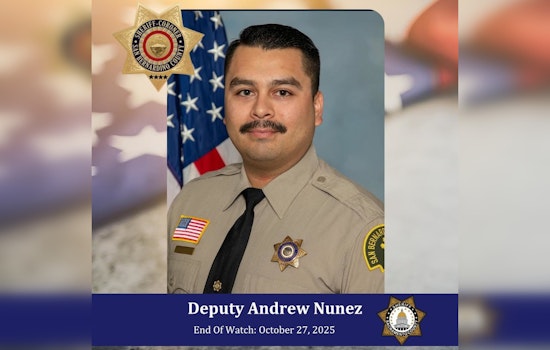 San Bernardino Deputy Killed in Line of Duty, Suspect Apprehended After High-Speed Chase