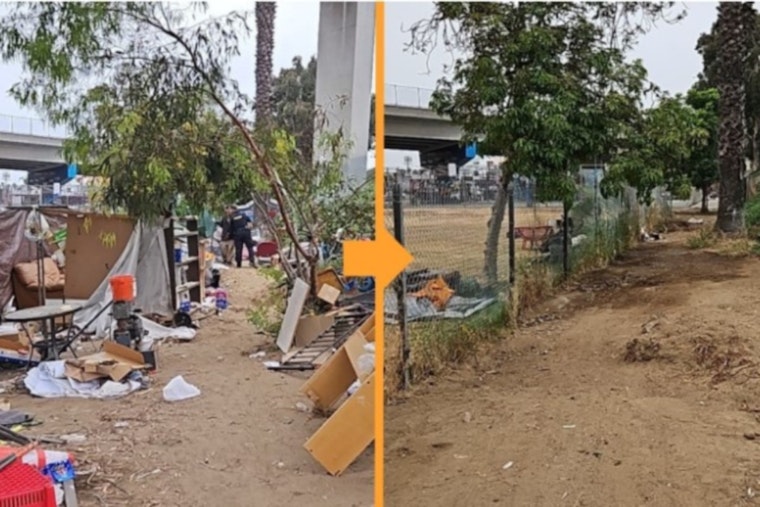 San Diego Clears 184 Freeway Encampments, Collects 151 Tons of Debris in Collaboration with Caltrans