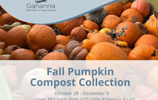 Residents Launches Pumpkin Composting Initiative at Lower McCorkle Park