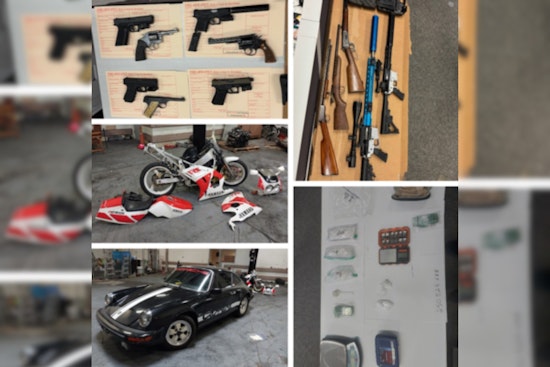 San Francisco Police Dismantle Major Theft Ring; Seize Meth, Illegal Firearms, and Classic Porsche 911