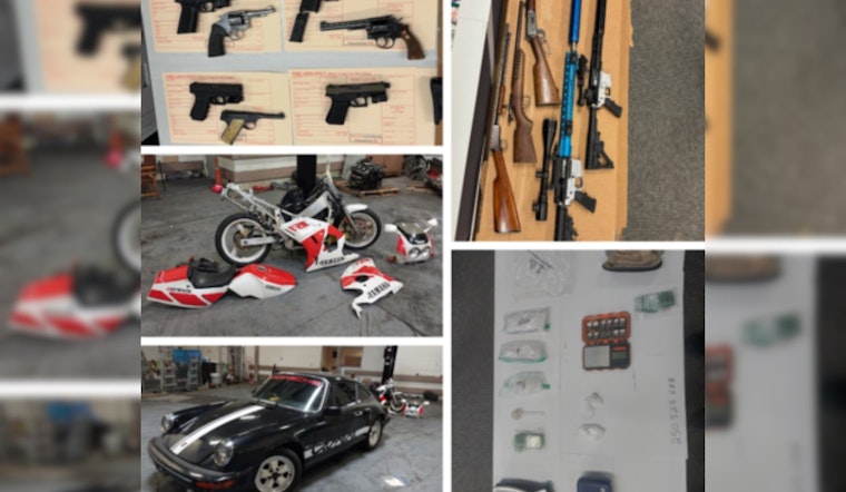 San Francisco Police Dismantle Major Theft Ring; Seize Meth, Illegal Firearms, and Classic Porsche 911