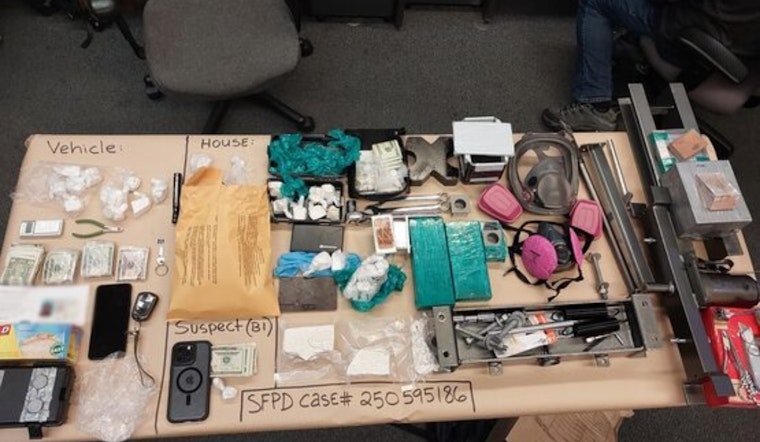 San Francisco Police Seize Over a Kilo of Narcotics in Oakland Raid, 33-Year-Old Suspect Charged