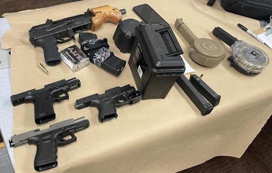 Seattle Police Discover Teenagers' Cache of Weapons Including Submachine Gun Alongside School Textbook