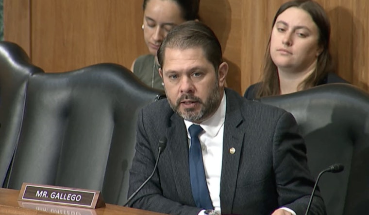 Senator Gallego Advocates for Disaster Mitigation Funding in Wake of Devastating Arizona Floods