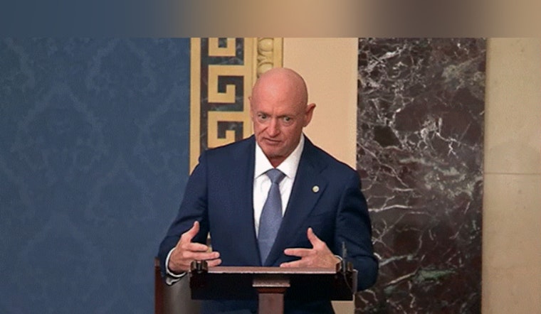 Senator Mark Kelly Advocates for Arizonans Facing Soaring Health Care Costs on Senate Floor