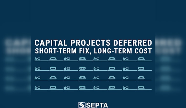 SEPTA Redirects $394M from Capital Funds to Operational Budget, Delays Key Projects Amid Fiscal Struggles