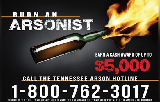 Sevier County Authorities Seek Tips on Suspected Arson on Ingle Hollow Rd, $5,000 Reward Offered
