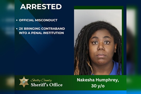 Shelby County Pre-Trial Services Supervisor Indicted for Smuggling Contraband into County Jail