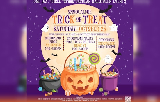 Snoqualmie Gears Up for Family-Friendly Halloween Festivities with Trick-or-Treating and Spooky Skate Session