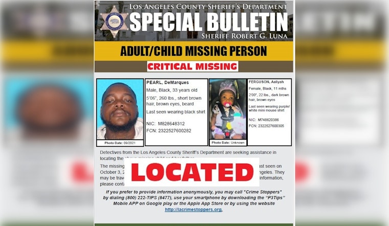 South Los Angeles Breathes Sigh of Relief as Missing Father and Infant Found Safe