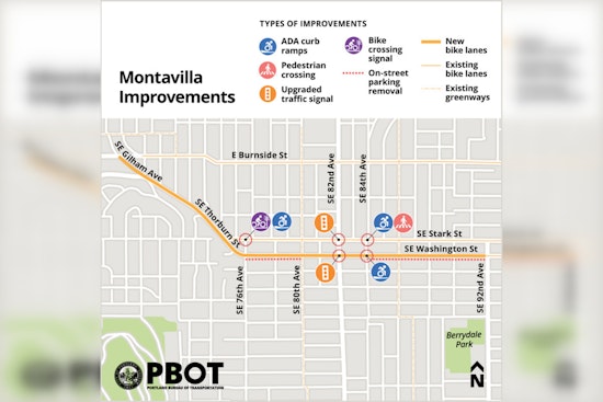 Southeast Portland Streets Undergo Safer Transit Overhaul; Intermittent Closures on SE Washington Street Expected