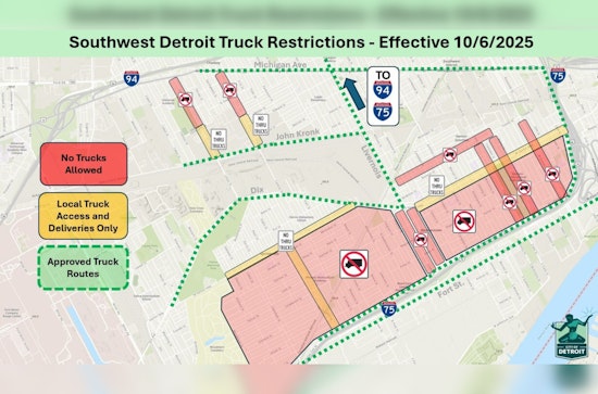 Southwest Detroit Welcomes New Truck Traffic Restrictions to Improve Air Quality and Road Safety