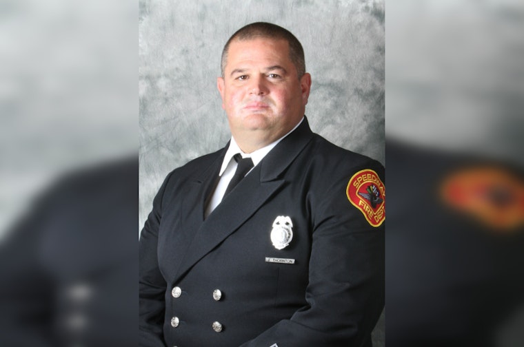 Speedway Celebrates Engineer Jeff Thornton's 30-Year Legacy at Fire Department Ahead of Retirement
