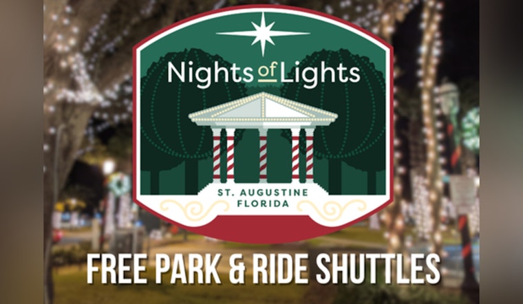 St. Augustine Expands Free Shuttle Service for Nights of Lights Event to Ensure Greater Accessibility