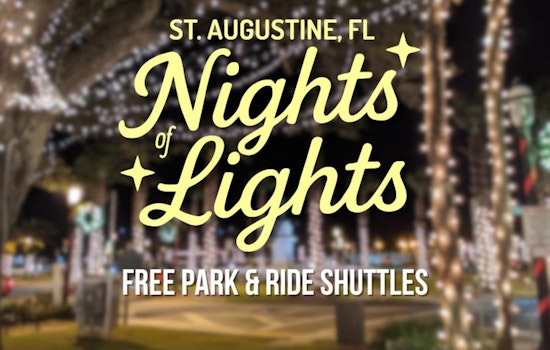 St. Augustine Expands Free Shuttle Service for Nights of Lights Festival