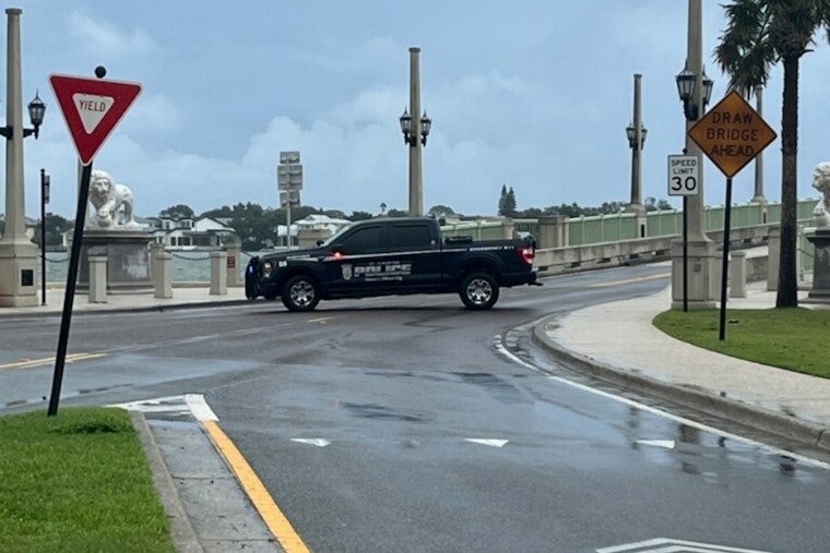 St. Augustine's Bridge of Lions Closed Indefinitely Amid Adverse Weather Conditions