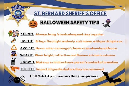 St. Bernard Parish Sheriff's Office Boosts Patrols for Safe Halloween Celebrations