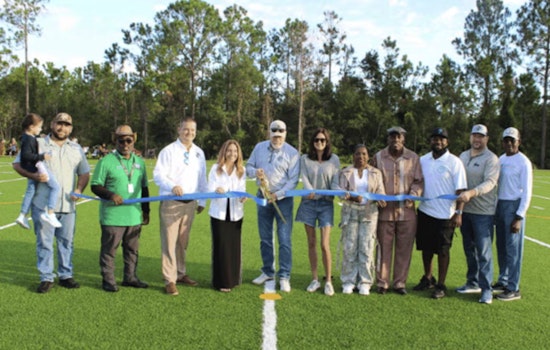 St. Johns County Celebrates New Artificial Turf at Solomon Calhoun Community Center