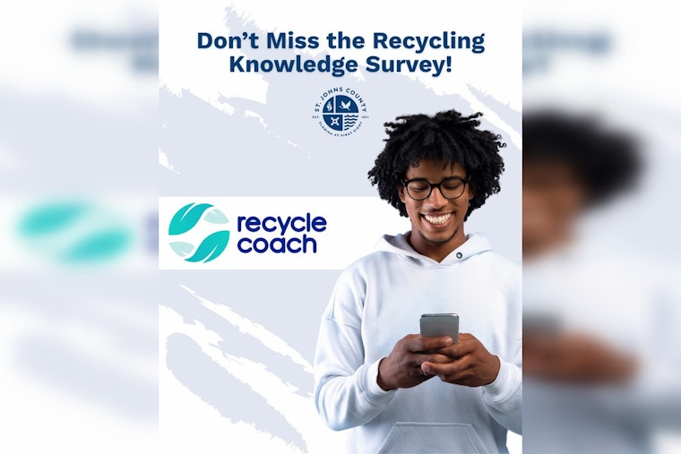 St. Johns County Launches Recycling Knowledge Survey for Residents and Encourages Recycle Coach App Use