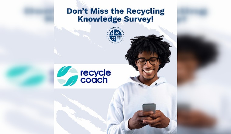 St. Johns County Launches Recycling Knowledge Survey for Residents and Encourages Recycle Coach App Use