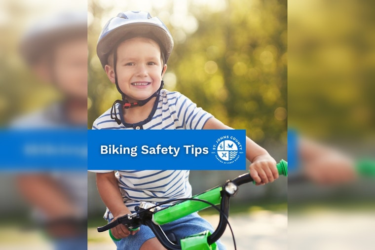 St. Johns County Sheriff's Office Advocates Child Bike Safety with Essential Tips for Parents