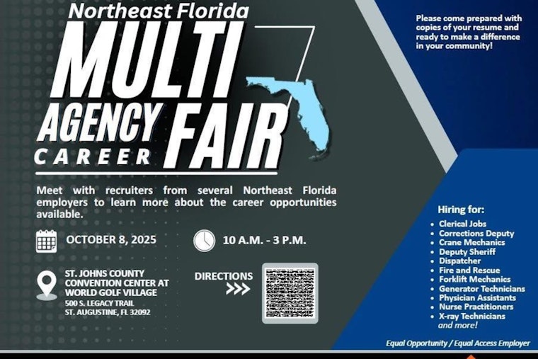 St. Johns County Sheriff's Office Invites Job Seekers to Northeast Florida Multi-Agency Career Fair