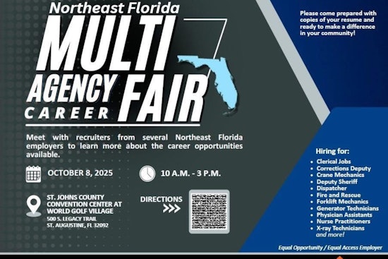 St. Johns County Sheriff's Office Invites Job Seekers to Northeast Florida Multi-Agency Career Fair