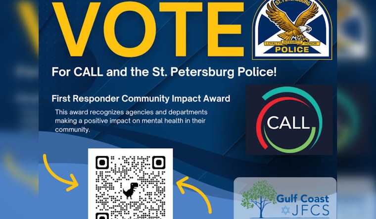 St. Petersburg Police Department's CALL Program Nominated for National Mental Health Award