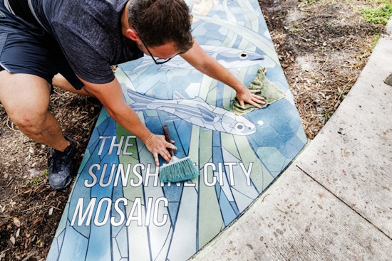 St. Petersburg Unveils Sunshine City Mosaic at Sunset Park in Tribute to Florida's Wildlife