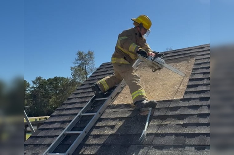 St. Tammany Parish Recruit Class 925 Excel in Firefighting Training Drills