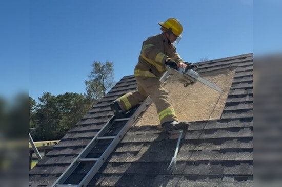 St. Tammany Parish Recruit Class 925 Excel in Firefighting Training Drills