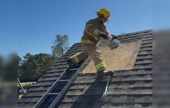 St. Tammany Parish Recruit Class 925 Excel in Firefighting Training Drills
