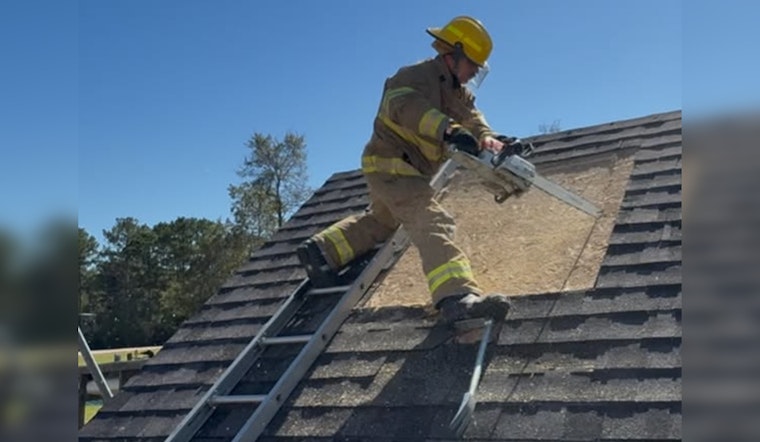 St. Tammany Parish Recruit Class 925 Excel in Firefighting Training Drills
