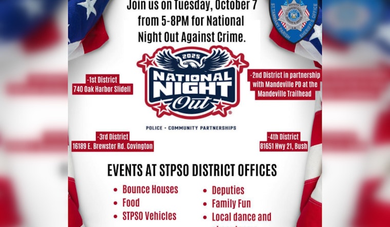 St. Tammany Parish Sheriff's Office Fortifies Community Bonds with National Night Out Event