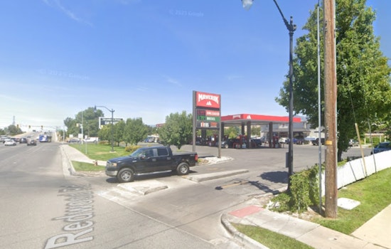 Suspect Arrested After Crashing Stolen Vehicle into Gas Pump, Triggering Fire at Salt Lake City Station