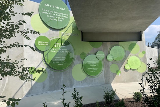 Suwanee Celebrates Cultural Development with New Mural and Donor Recognition Wall at Town Center